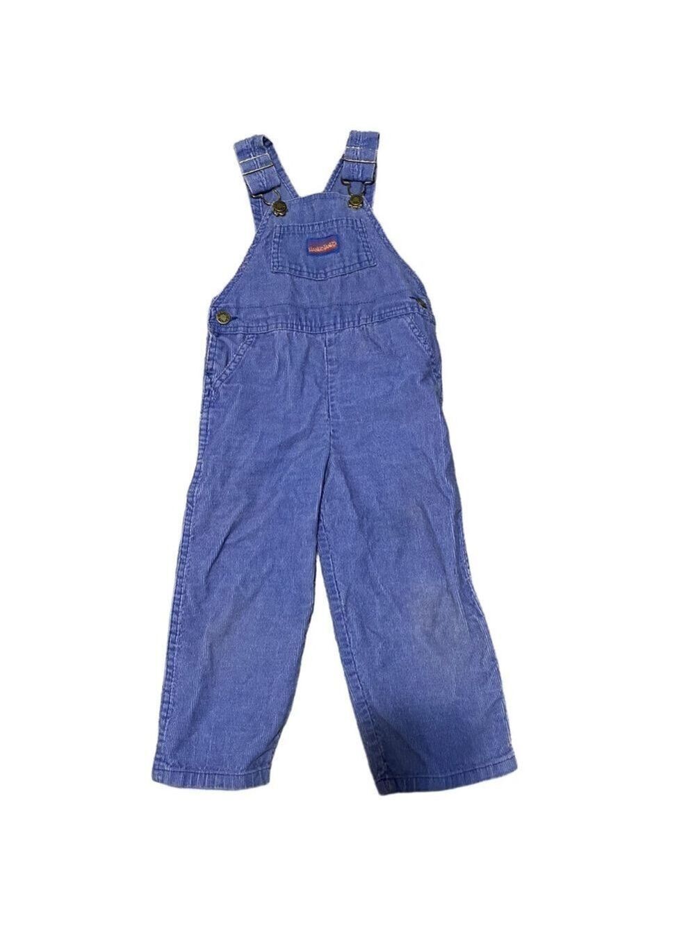 Handstands Vintage Overalls Blue Corduroy Kids 4T Boy Girl Made in USA